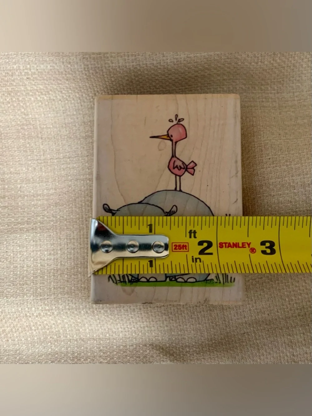 🦛Wooden Rubber Stamp Bundle (2) Whipper Snapper & B&J’s Art Stamps